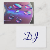 DJのカスタマイズ可能なCD名刺- 名刺 (正面/裏面)
