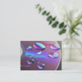 DJのカスタマイズ可能なCD名刺- 名刺 (スタンド正面)