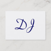 DJのカスタマイズ可能なCD名刺- 名刺 (裏面)