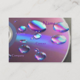 DJのカスタマイズ可能なCD名刺- 名刺