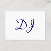 DJのカスタマイズ可能なCD名刺- 名刺 (裏面)