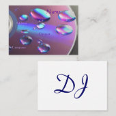 DJのカスタマイズ可能なCD名刺- 名刺 (正面/裏面)