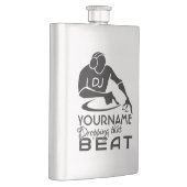 DJのカスタムなモノグラムのフラスコ フラスク (右)