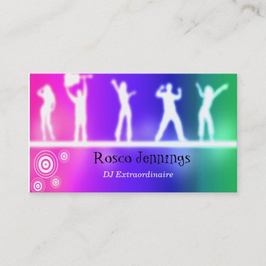 DJのカスタムな名刺 名刺 (正面)