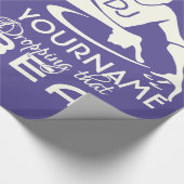 DJのカスタムな色及びモノグラムの包装紙 ラッピングペーパー (角)