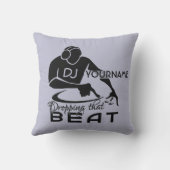 DJのカスタムの装飾用クッション クッション (裏面)