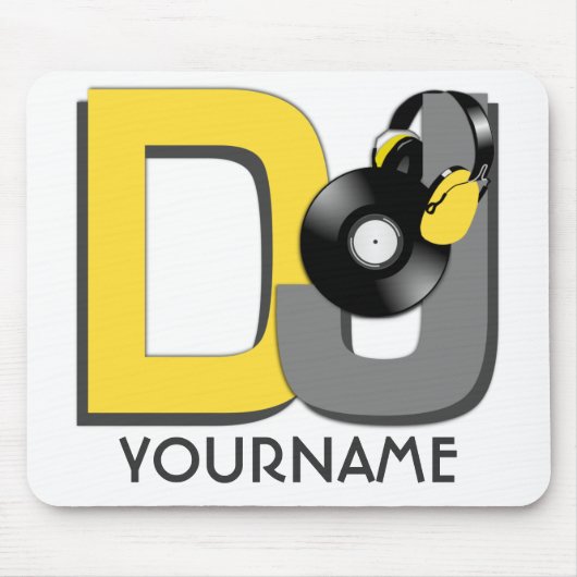 DJのカスタムのmousepad マウスパッド (正面)