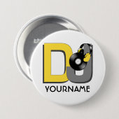 DJのカスタムボタン 缶バッジ (正面&裏面)