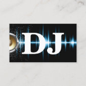 DJのクールな音波のDJ 名刺 (正面)