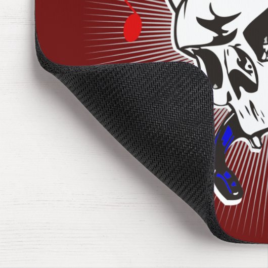 DJのスカル マウスパッド (コーナー)