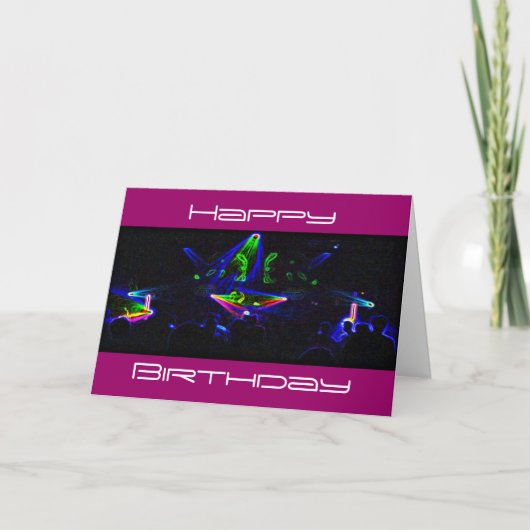 DJのスピンバースデーカードを見る カード (正面)