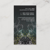 DJのスピーカーは名刺を放射します 名刺 (裏面)