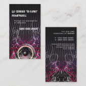 DJのスピーカーは名刺を放射します 名刺 (正面/裏面)