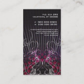 DJのスピーカーは名刺を放射します 名刺 (裏面)