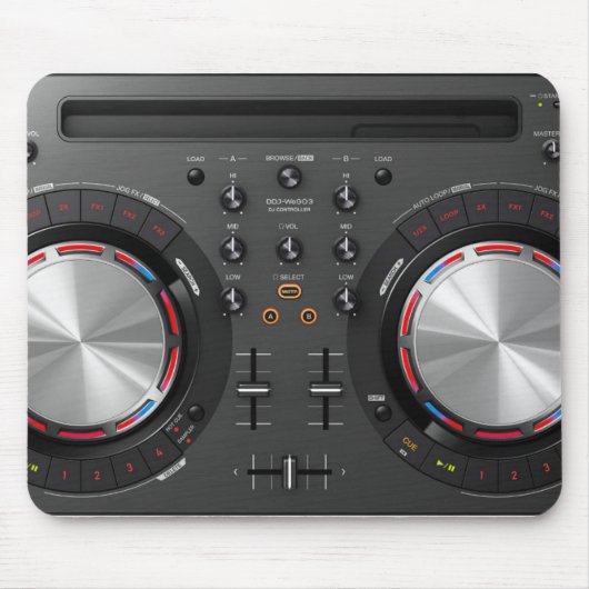 DJのターンテーブルのマウスパッド マウスパッド (正面)