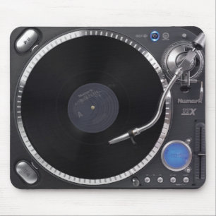 DJのターンテーブルのマウスパッド マウスパッド