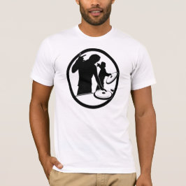 Djのターンテーブルのロゴ Tシャツ