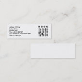 DJのターンテーブル スキニー名刺 (正面/裏面)