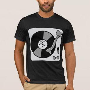 DJのターンテーブル Tシャツ
