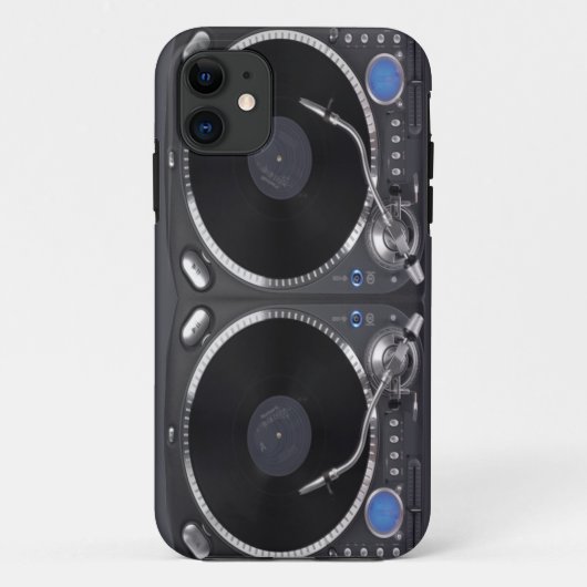 DJのターンテーブルVOL2 Case-Mate iPhoneケース (裏面)