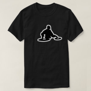 DJのディスクジョッキーのTシャツ Tシャツ