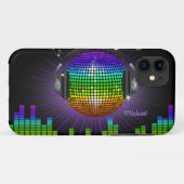 DJのディスコ音楽iPhone 5の場合 Case-Mate iPhoneケース (裏面(横))