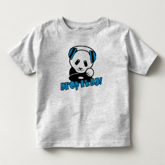 DJのパンダ-それをDJ落として下さい! トドラーTシャツ