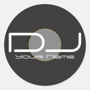 DJのビニールのステッカー ラウンドシール