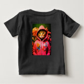 DJのファイヤーコレクション ベビーTシャツ (裏面)