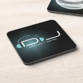 DJのヘッドホーンのコルクのコースター コースター (左側)