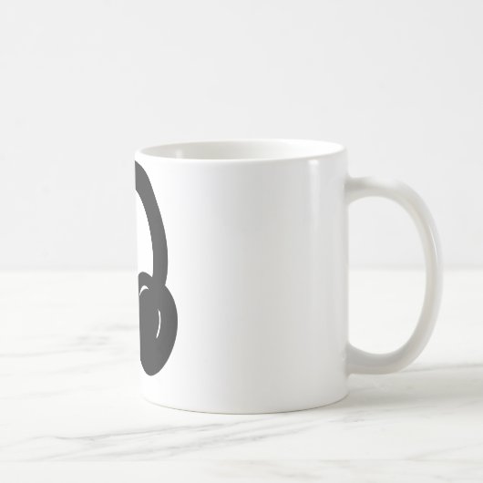 djのヘッドホーン コーヒーマグカップ (右)