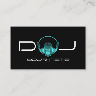 DJのヘッドホーン 名刺