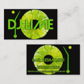 DJのライムの名刺 名刺 (正面/裏面)
