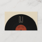 DJのレコードのプレートカバー 名刺 (正面)