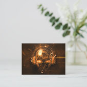 DJのロゴの名刺を爆発する専門の火 名刺 (スタンド正面)