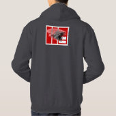 DJの上のスズメバチか。 パーカ (裏面)