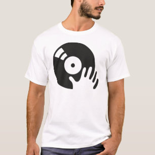 Djの傷のターンテーブル Tシャツ