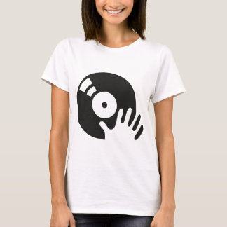 Djの傷のターンテーブル Tシャツ