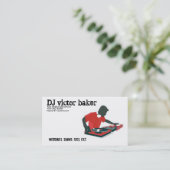 DJの勝利者のパン屋 名刺 (スタンド正面)