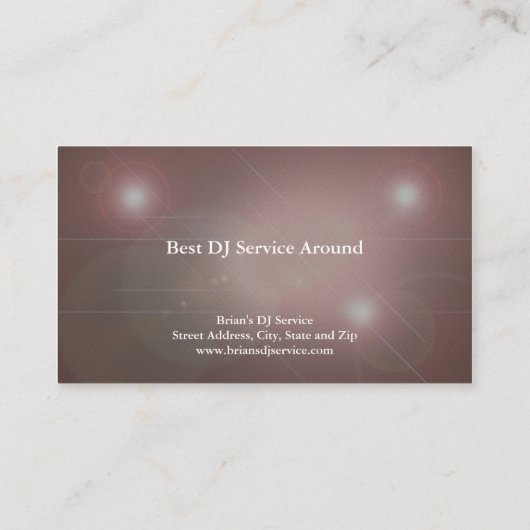 DJの名刺 名刺 (裏面)