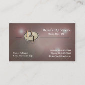 DJの名刺 名刺 (正面)