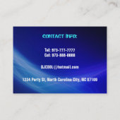 DJの名刺 名刺 (裏面)