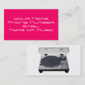 DJの名刺 名刺 (正面/裏面)