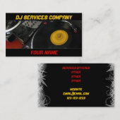Djの名刺 名刺 (正面/裏面)