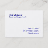 DJの名刺 名刺 (裏面)