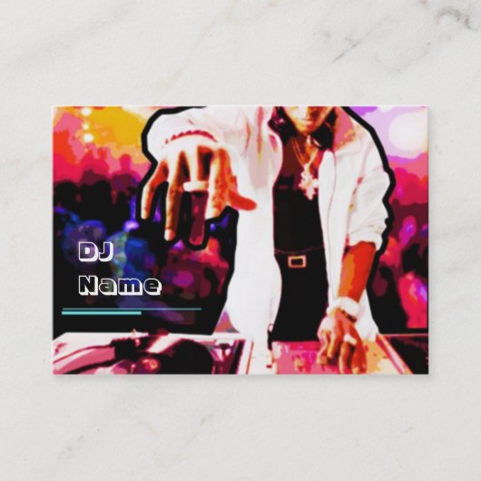 DJの名刺 名刺 (正面)