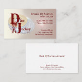 DJの名刺 名刺 (正面/裏面)