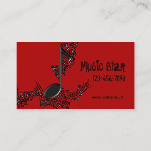 DJの名刺 名刺 (正面)