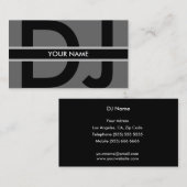 DJの名刺 名刺 (正面/裏面)