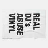 DJの実在ABUSE VINYL キッチンタオル (横)